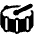 Bass Drum Icon from Ultimate Bold Set