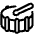 Bass Drum Icon from Ultimate Regular Set