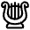 Lyre Icon from Ultimate Regular Set
