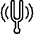 Tuning Fork Icon from Ultimate Light Set