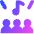 Choir Icon from Core Gradient Set