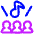 Choir Icon from Plump Neon Set