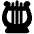 Lyre Icon from Plump Solid Set
