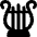 Lyre Icon from Core Remix Set