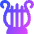 Lyre Icon from Core Gradient Set