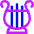 Lyre Icon from Core Neon Set