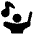 Music Conductor Icon from Plump Solid Set
