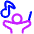 Music Conductor Icon from Plump Neon Set
