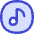 Music Note Circle Icon from Flex Duo Set