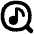 Music Search Icon from Flex Solid Set