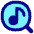 Music Search Icon from Flex Pop Set