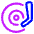 Record Player Icon from Plump Neon Set