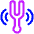 Tuning Fork Icon from Plump Neon Set
