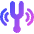 Tuning Fork Icon from Plump Gradient Set