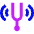 Tuning Fork Icon from Sharp Neon Set