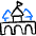 Amusement Park Castle Icon from Freehand Duotone - Free Set