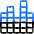 Equalizer Bar Graph Icon from Freehand Duotone - Free Set