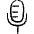 Microphone Icon from Freehand - Free Set