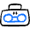 Radio Stereo Icon from Freehand Duotone - Free Set