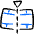 Video Edit Split Icon from Freehand Duotone - Free Set