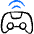 Video Game Controller Wifi Icon from Freehand Duotone - Free Set