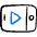 Video Player Smartphone Horizontal Icon from Freehand Duotone - Free Set