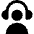 Headphone Person icon - Free transparent PNG, SVG. No sign up needed.
