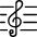 Music Clef Sheet Icon from Ultimate Light Set