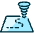 Natural Disaster Hurricane Map Icon from Ultimate Duotone Set