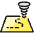 Natural Disaster Hurricane Map Icon from Ultimate Colors Set