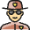 Police Man 2_1 Icon from Ultimate Colors Set