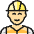 Professions Man Construction 2_1 Icon from Ultimate Colors Set