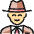 Vintage Man 1_1 Icon from Ultimate Colors Set