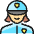 Police Woman 2_1 Icon from Ultimate Colors Set | Free Download as SVG Vector and Transparent PNG | Streamline icons