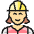 Professions Woman Construction 2_1 Icon from Ultimate Colors Set