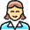 Professions Woman Office 1_1 Icon from Ultimate Colors Set