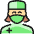 Professions Woman Surgeon_1 Icon from Ultimate Colors Set