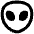 Alien Icon from Flex Remix - Free Set | Free Download as SVG Vector and Transparent PNG | Streamline icons