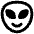 Alien Icon from Plump Remix - Free Set | Free Download as SVG Vector and Transparent PNG | Streamline icons