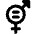 Gender Equality Icon from Core Remix - Free Set