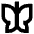 Butterfly Icon from Sharp Remix Set