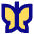 Butterfly Icon from Sharp Pop Set
