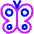 Butterfly Icon from Plump Neon Set