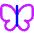 Butterfly Icon from Core Neon Set