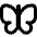 Butterfly Icon from Core Remix Set