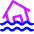 Disaster Flood Icon from Core Neon Set
