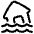 Disaster Flood Icon from Plump Line Set