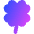 Four Leaf Clover Icon from Flex Gradient Set