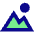 Lanscape Icon from Sharp Pop Set