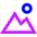 Lanscape Icon from Sharp Neon Set